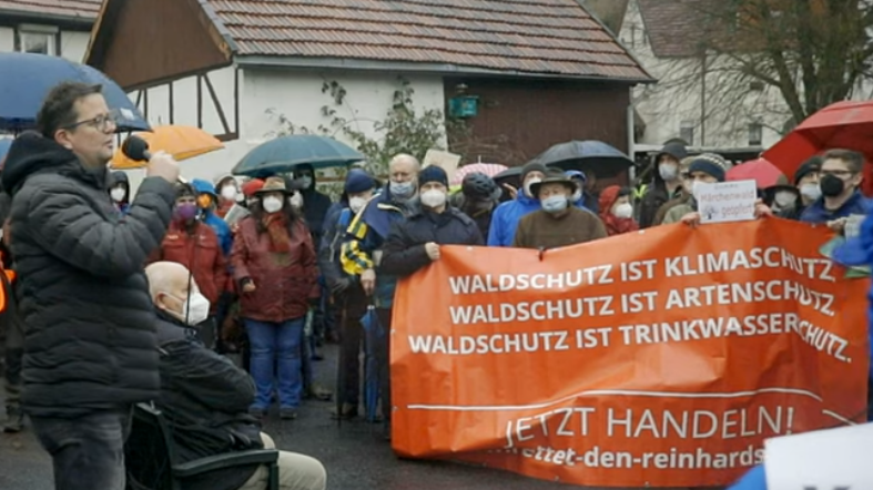 Demo gegen Windpark Reinhardswald 6.2.2022