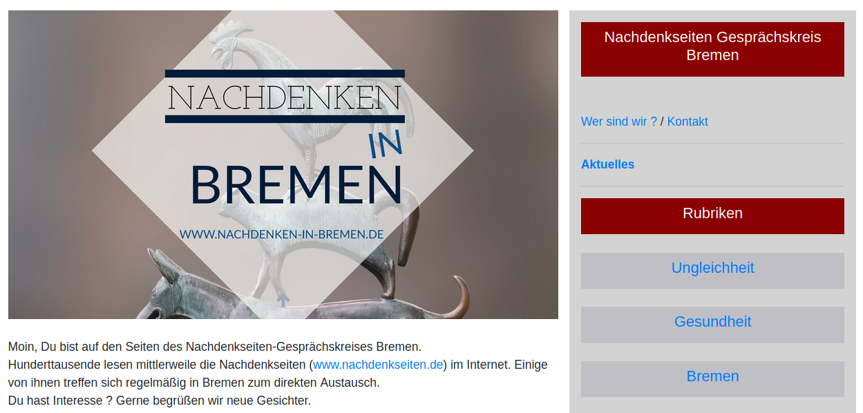 Nachdenkseiten in Bremen