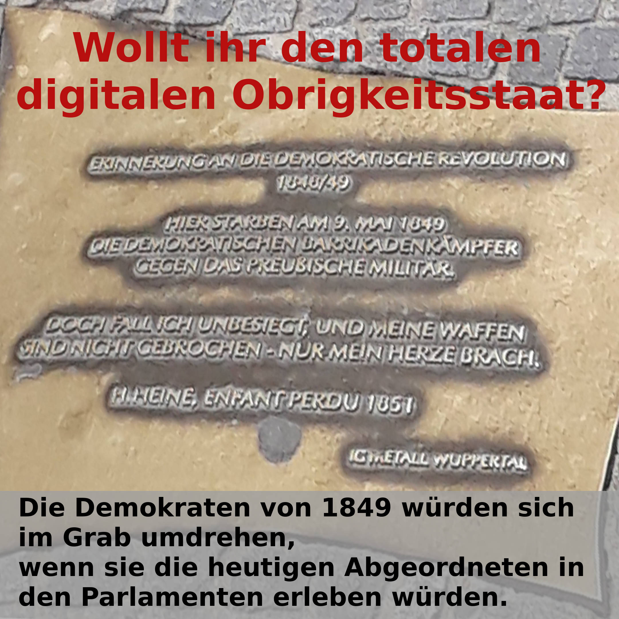 1849 Demokratische Barrikaden Wuppertal