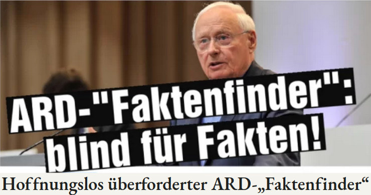 Lafontaine Faktenfinder blind für Fakten