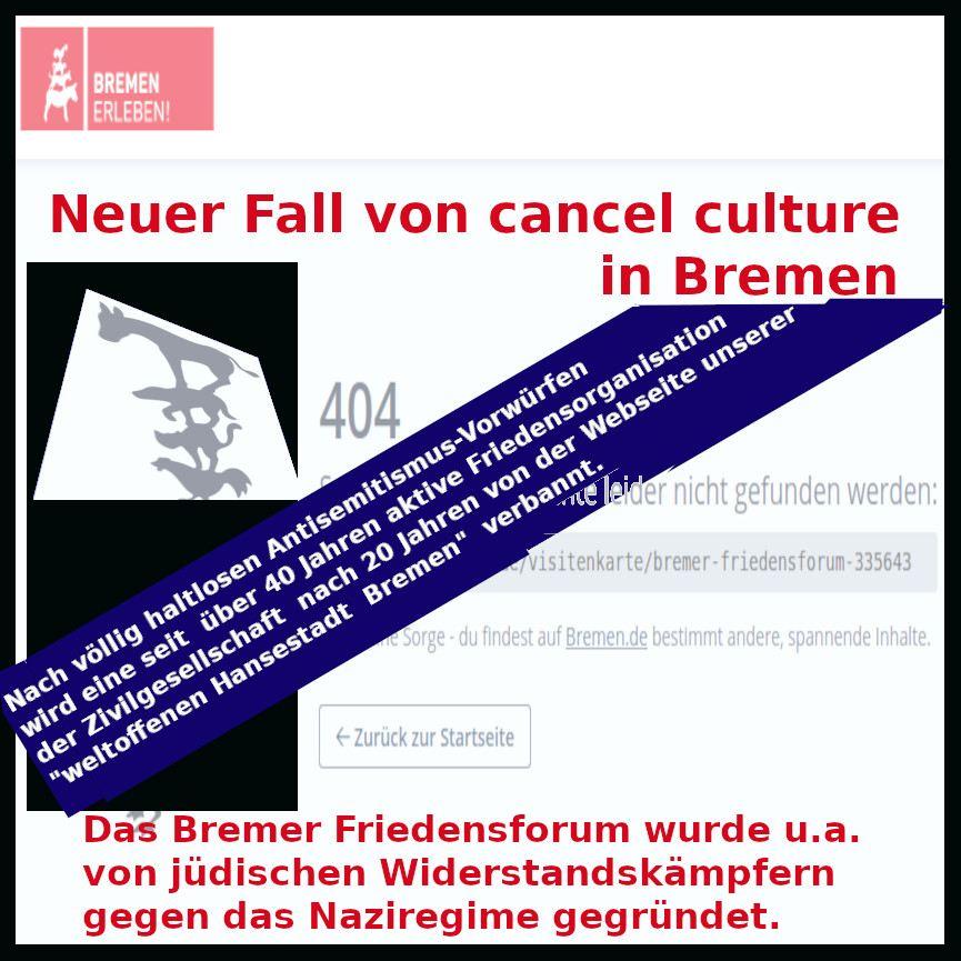 cancel culture in Bremen