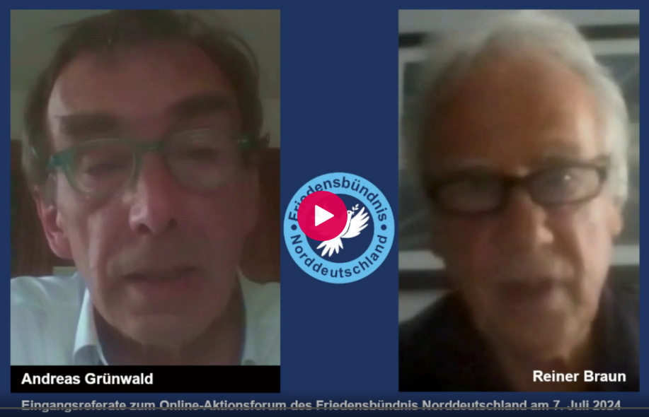 Andreas Grünwald Reiner Braun 7.7.2024