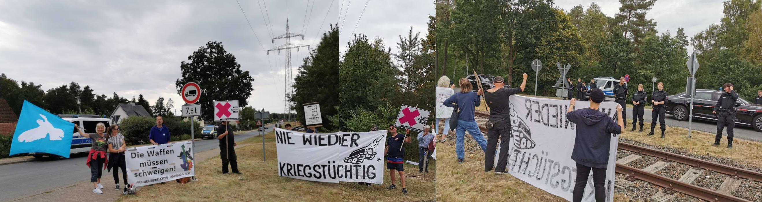 Protest27.08.2025Unterlüss g.Rheinmetall