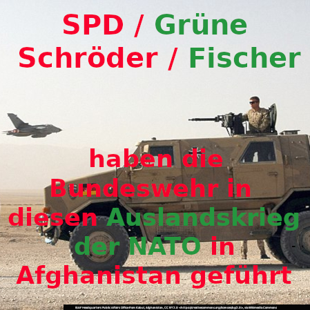 Bundeswehr RotGrün Afghanistan