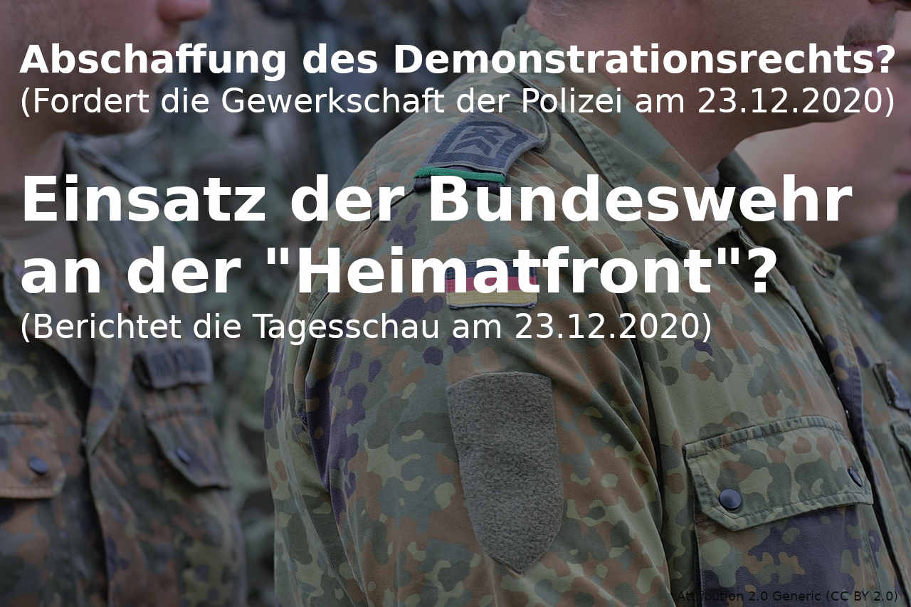 Bundeswehr an der heimatfront 23.12.2020