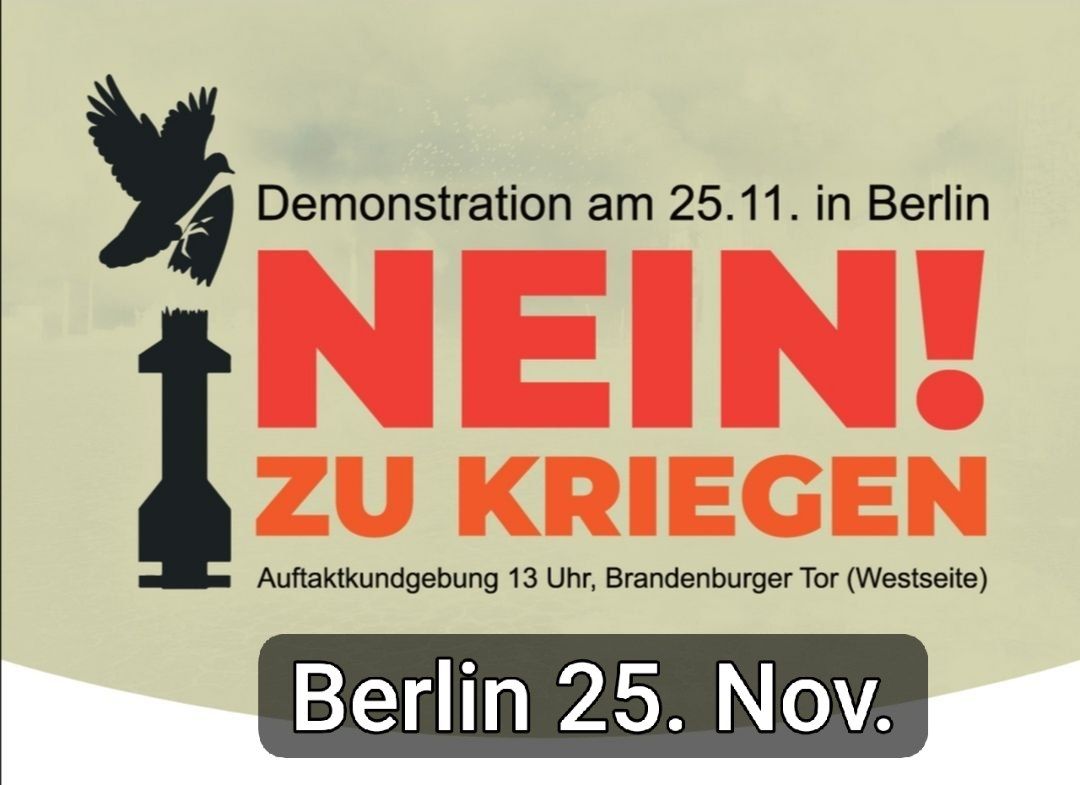 Friedens Demo Berlin 25