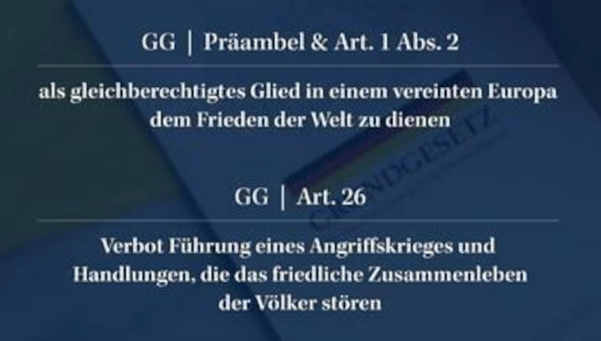 Friedensgebot im Grundgesetz2