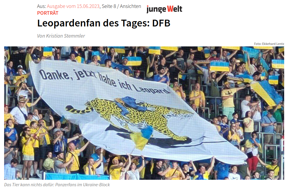 JW 15.06.2023 Leopardenfan des Tages DFB