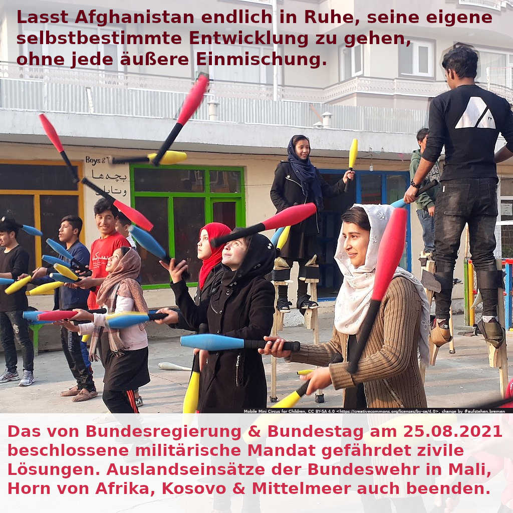 Lasst Afghanistan in Ruhe