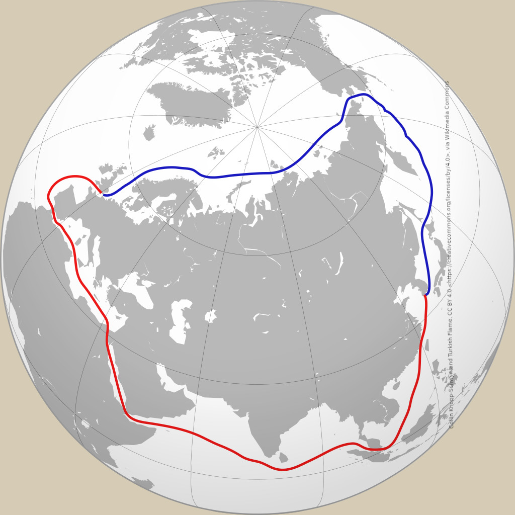 Northern Sea Route vs Southern Sea Route