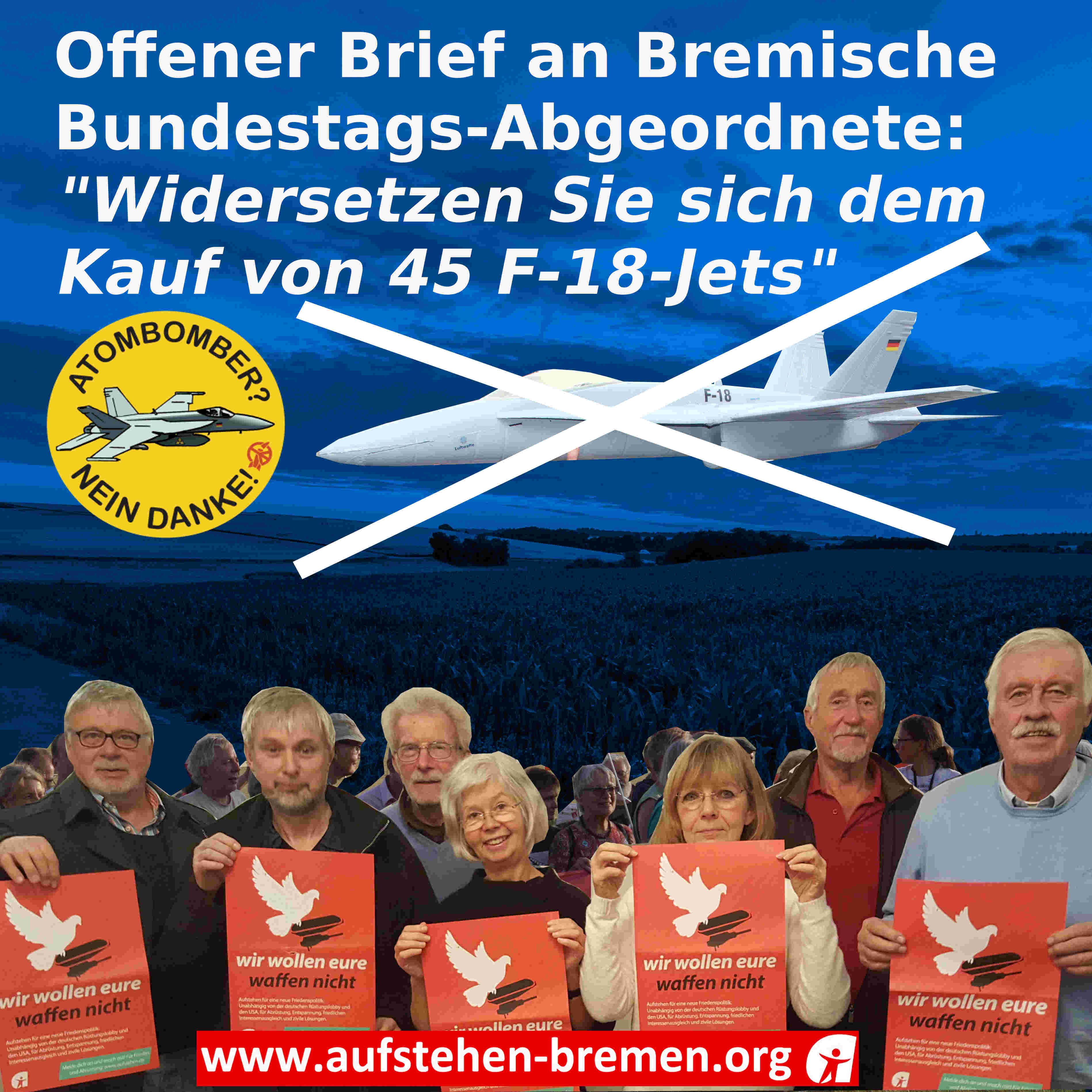 Offener Brief an Bundstagabgeordnete