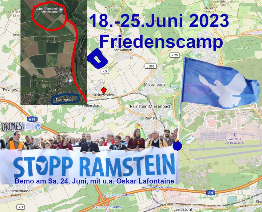 Friedenscamp Stopp Ramstein 18. 25.06.2023 2