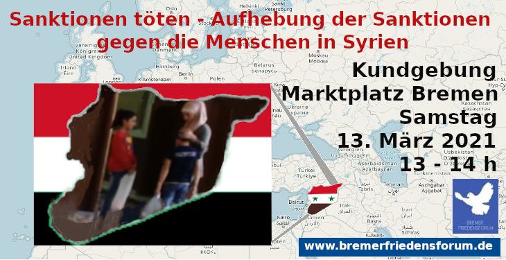 Syrien sanktionen aufheben FACEBOOK