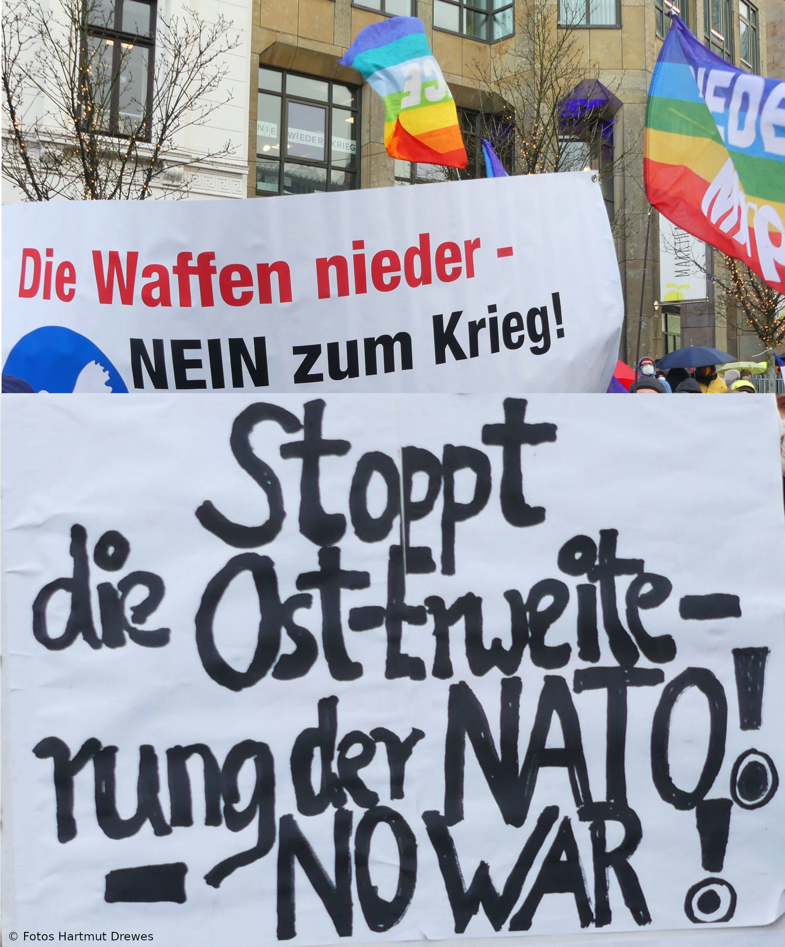 Waffen nieder Stopp NATO Osterweiterung