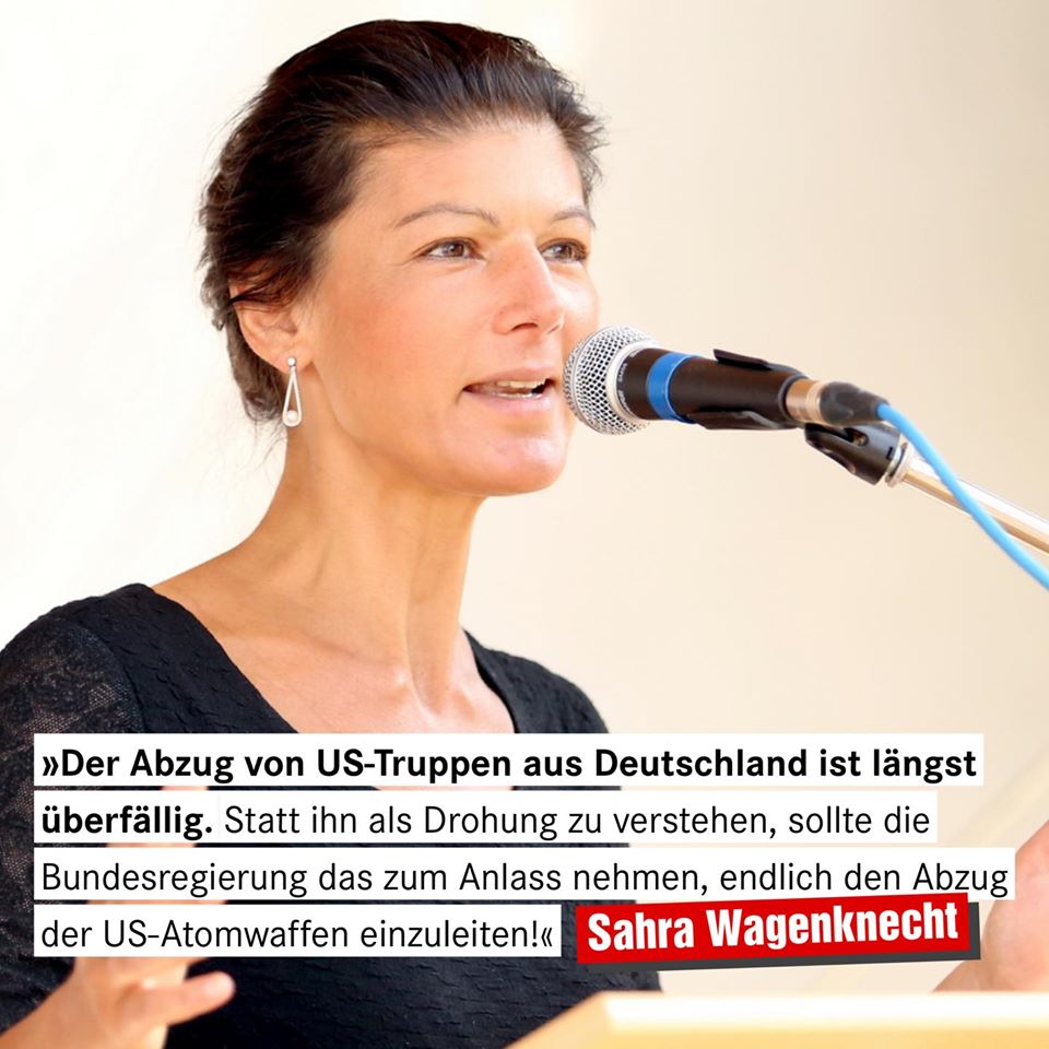 Wagenknecht Abzug US Truppen