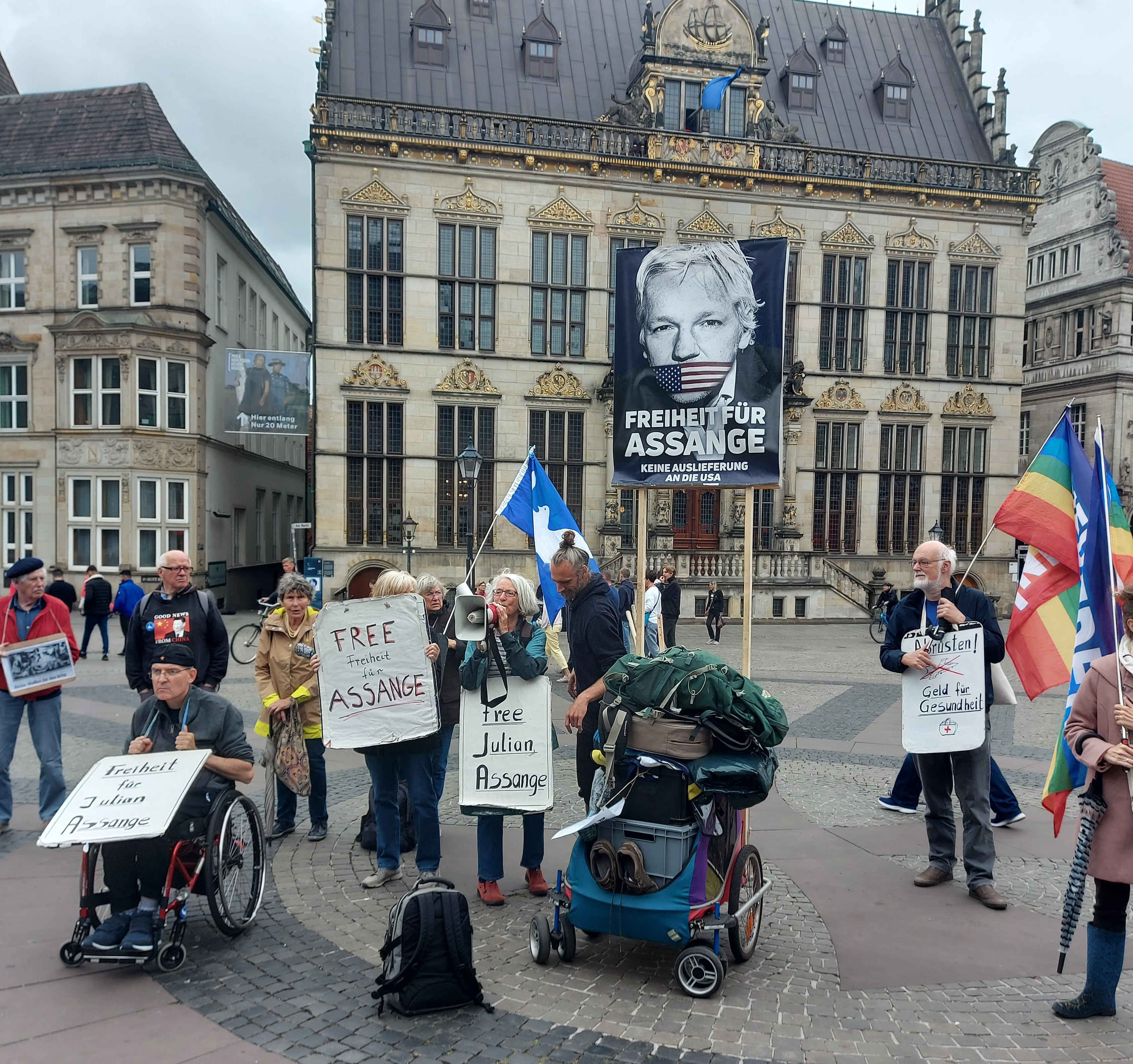 longwalk4assange Bremen1 7.7.2022