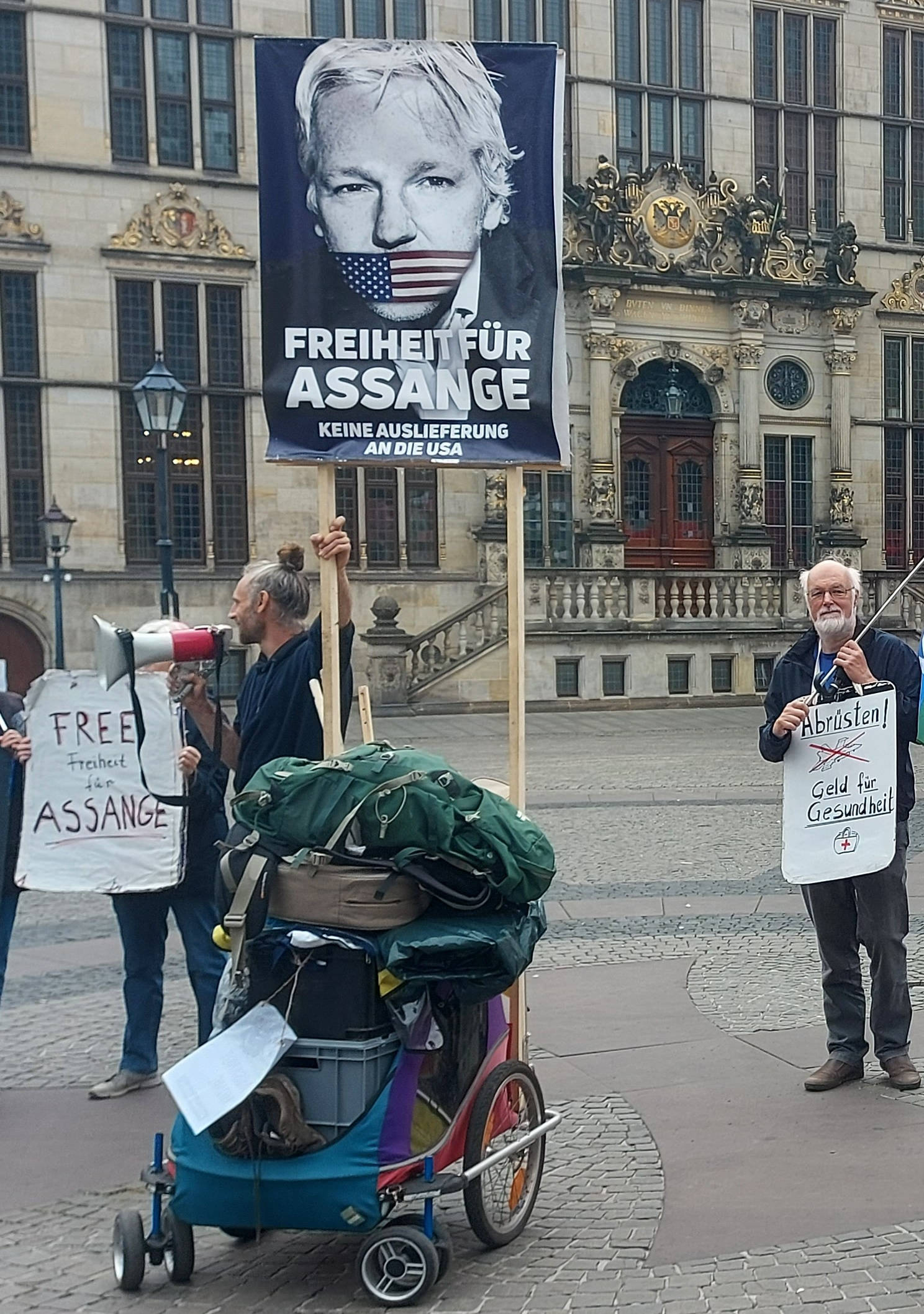 longwalk4assange Bremen 7.7.2022