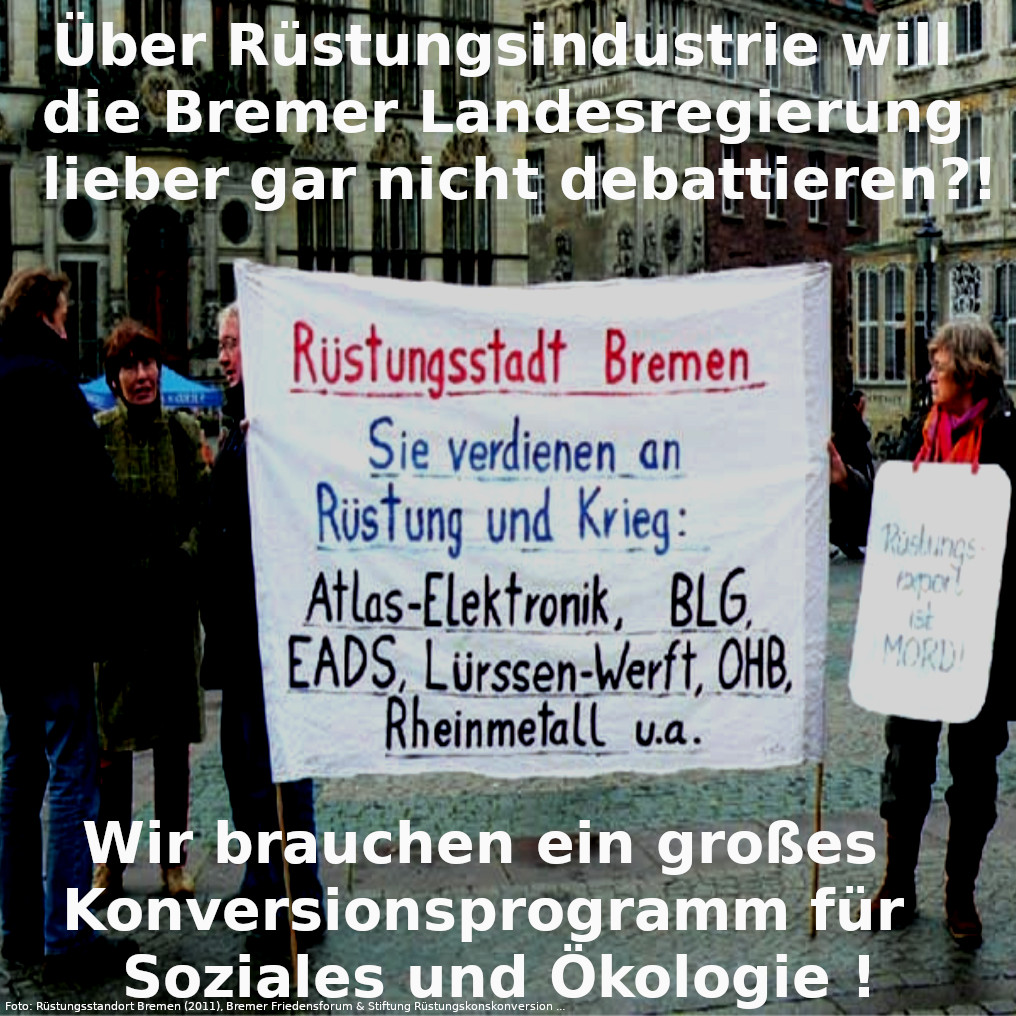 rüstung bremen büregrschafstdebatte