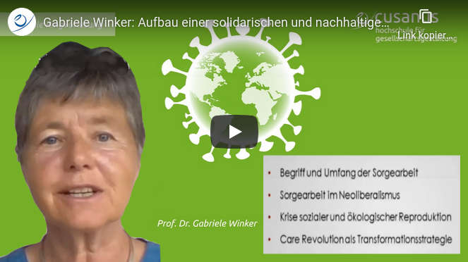 Video Gabriele Winker CARE Revolution