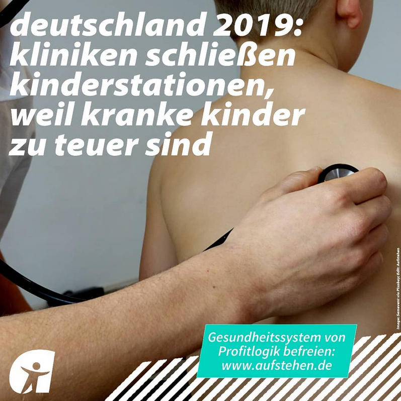 kliniken schlieen aufstehen