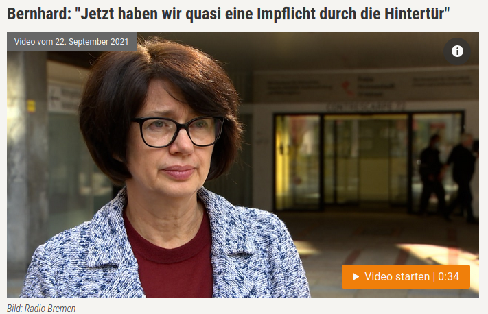 claudia bernhard Impfpflicht