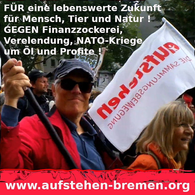 aufstehen Bremen Demo