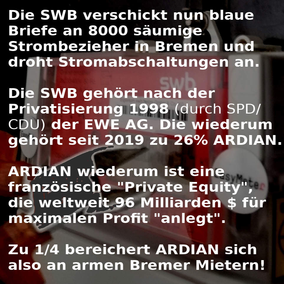 8000 sumige Strombezieher Bremen