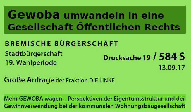 GEWOBA umwandeln ffentlich