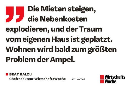 Wohnen zu teuer Wirtschaftswoche