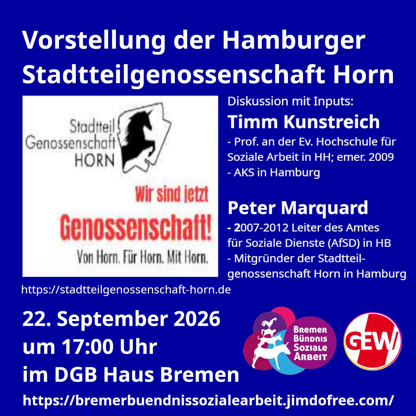 sharepic2VA22.09.2026 Stadtteil Genossenschaft HornHH