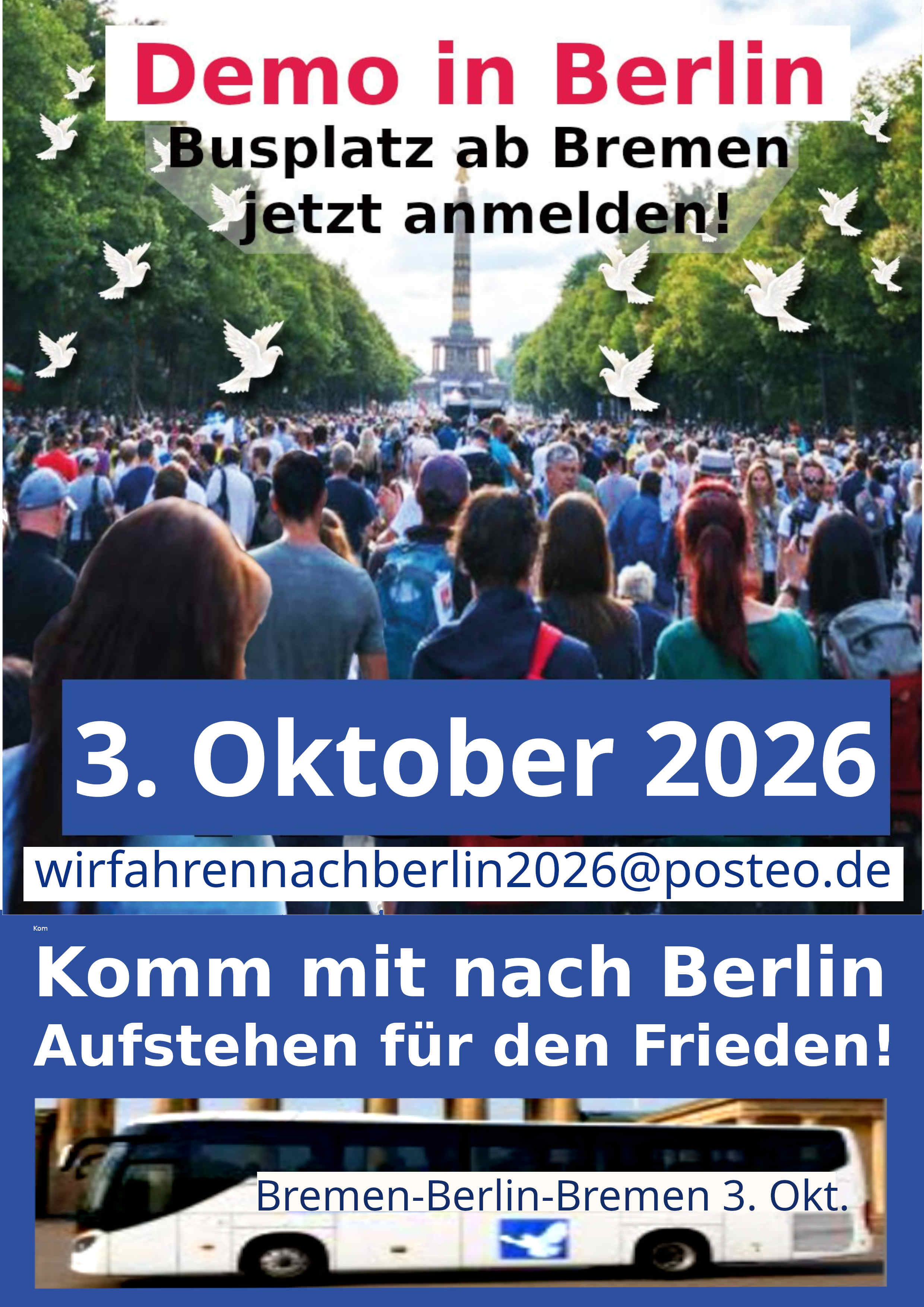 BusfahrtBremen Berlin3.10.2026