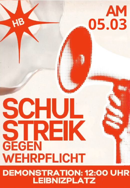 Schulstreikg.Wehrpflicht5.3.2026Bremen