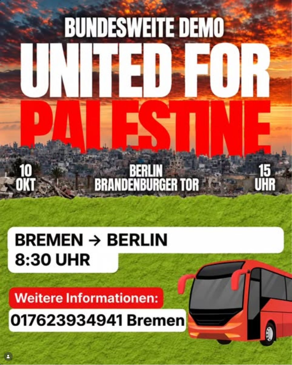 26 10 10 demo berlin abfahrtBremen
