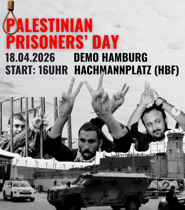 PalestinianPrisonersDay DemoHH18.04.2026