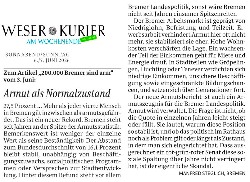 ArmutBremenLeserbriefSteglich6.6.2026