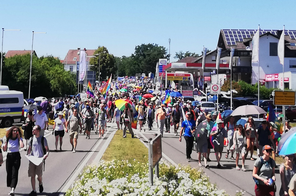 Demoweitblick Ramstein